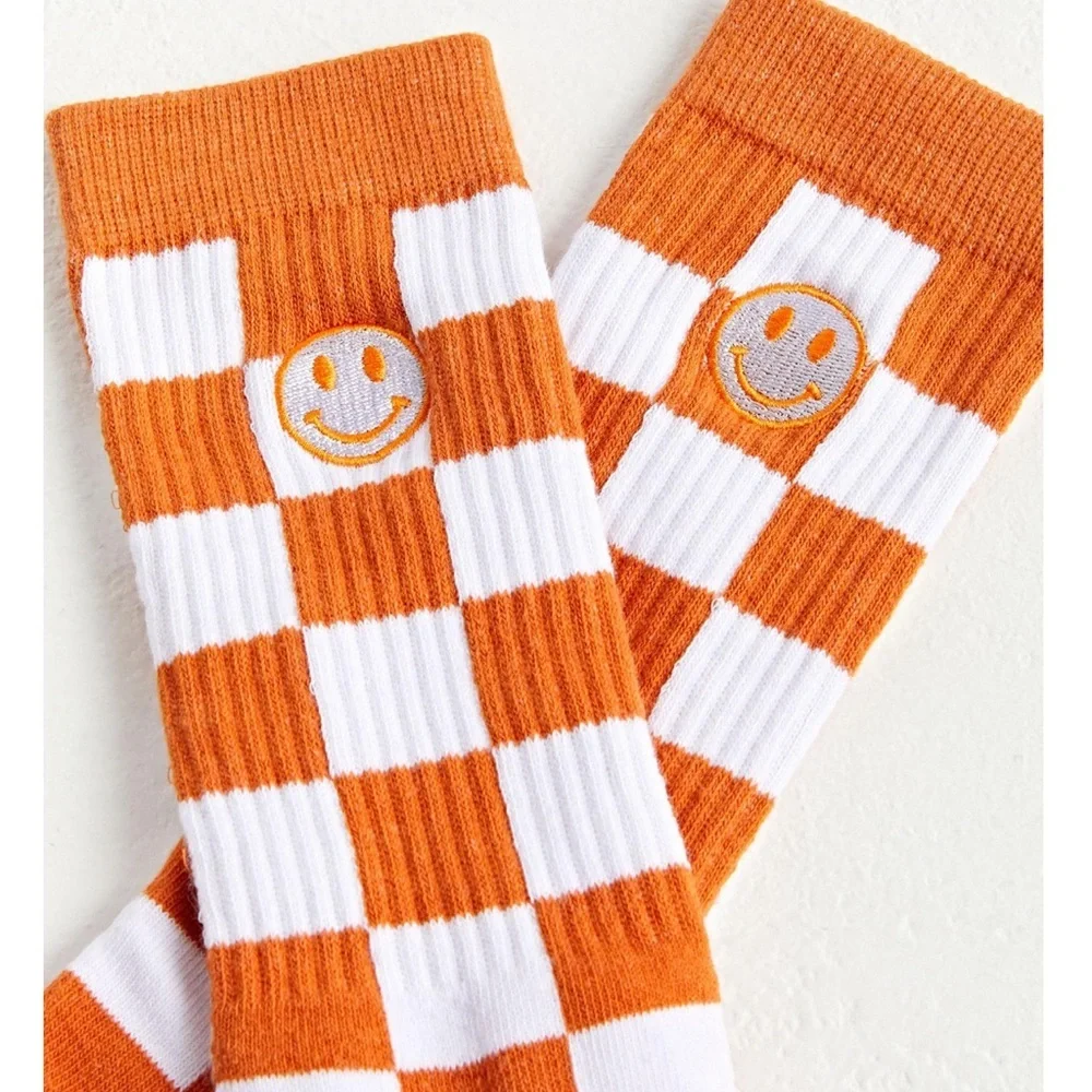 New🌟Happy Face Crew Sock
